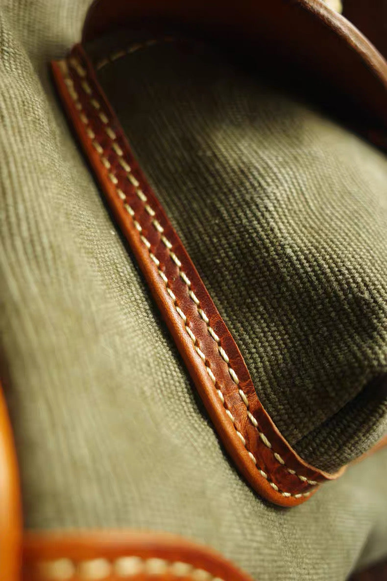Heritage Canvas Leather Carryall