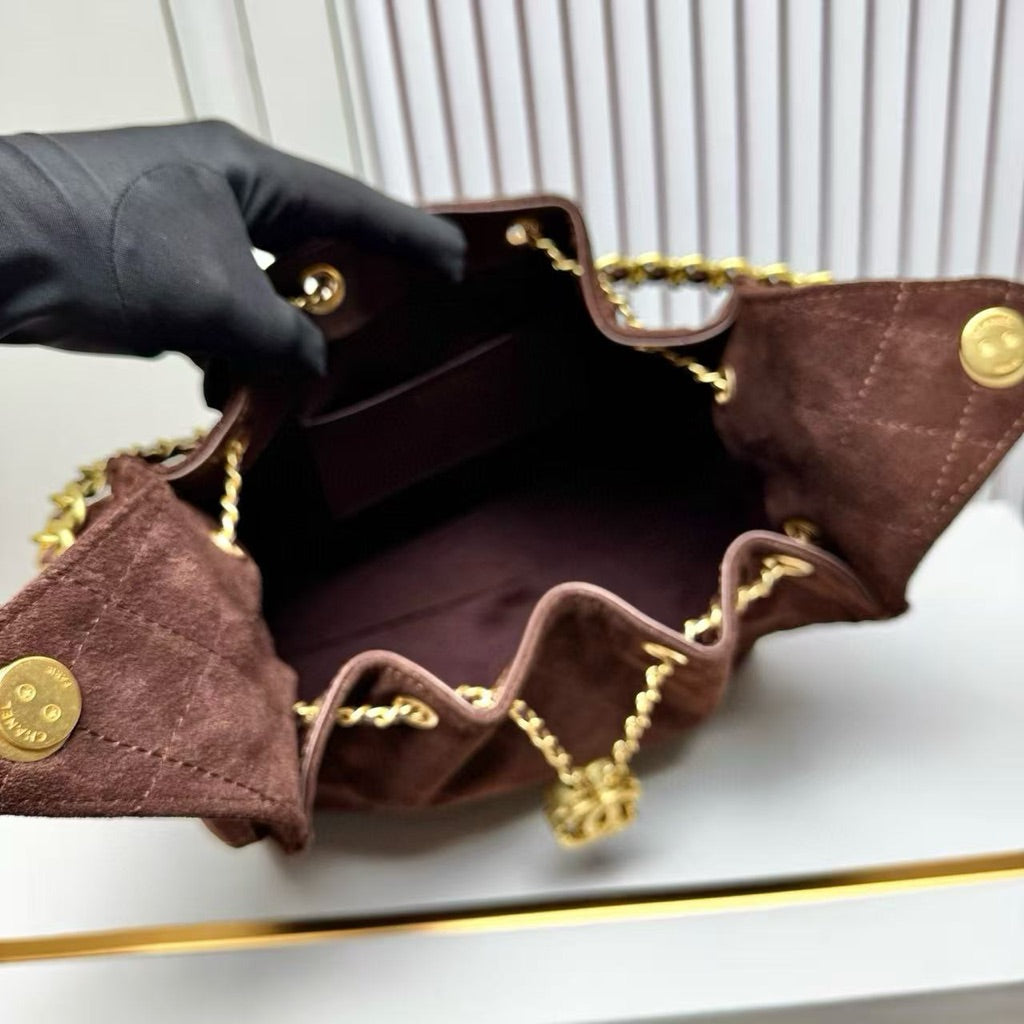 Suede bag