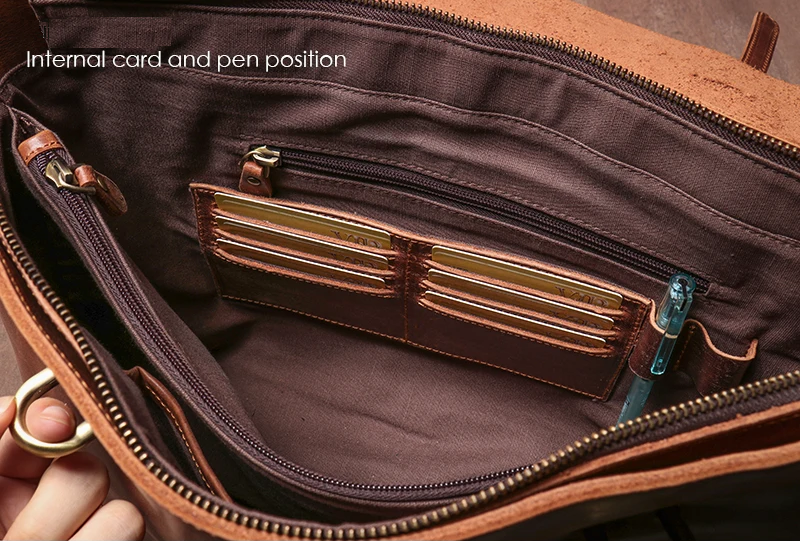 Vintage Leather Briefcase