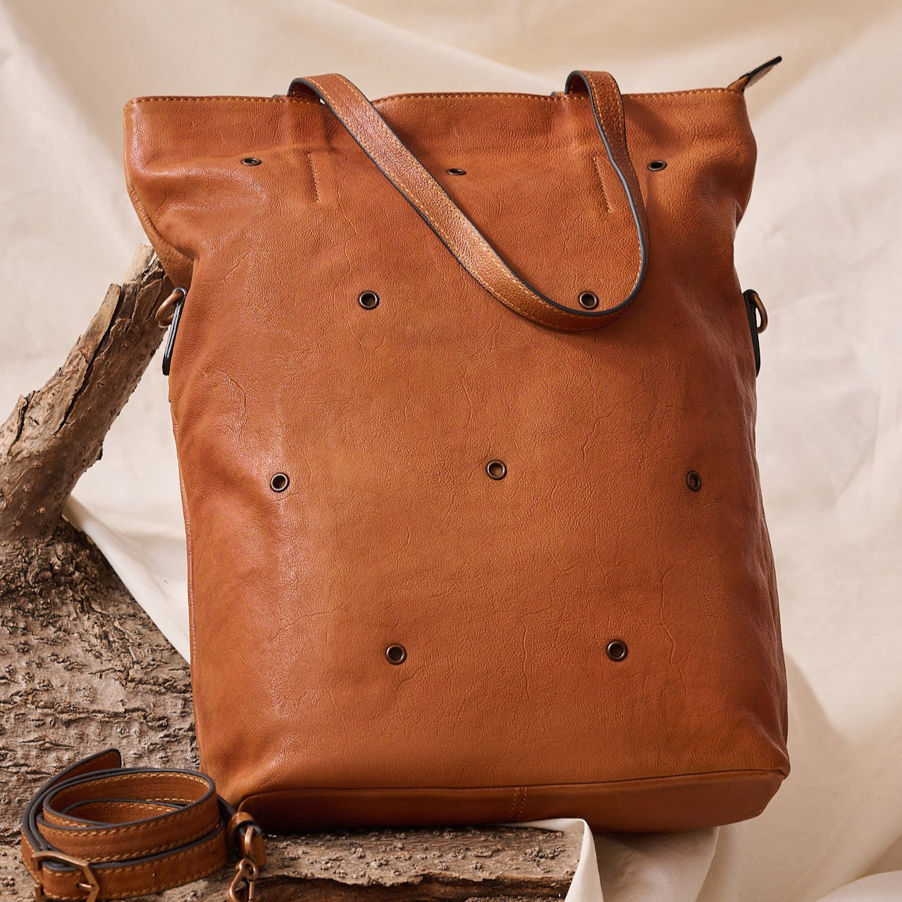 Cowhide Leather Tote Bag