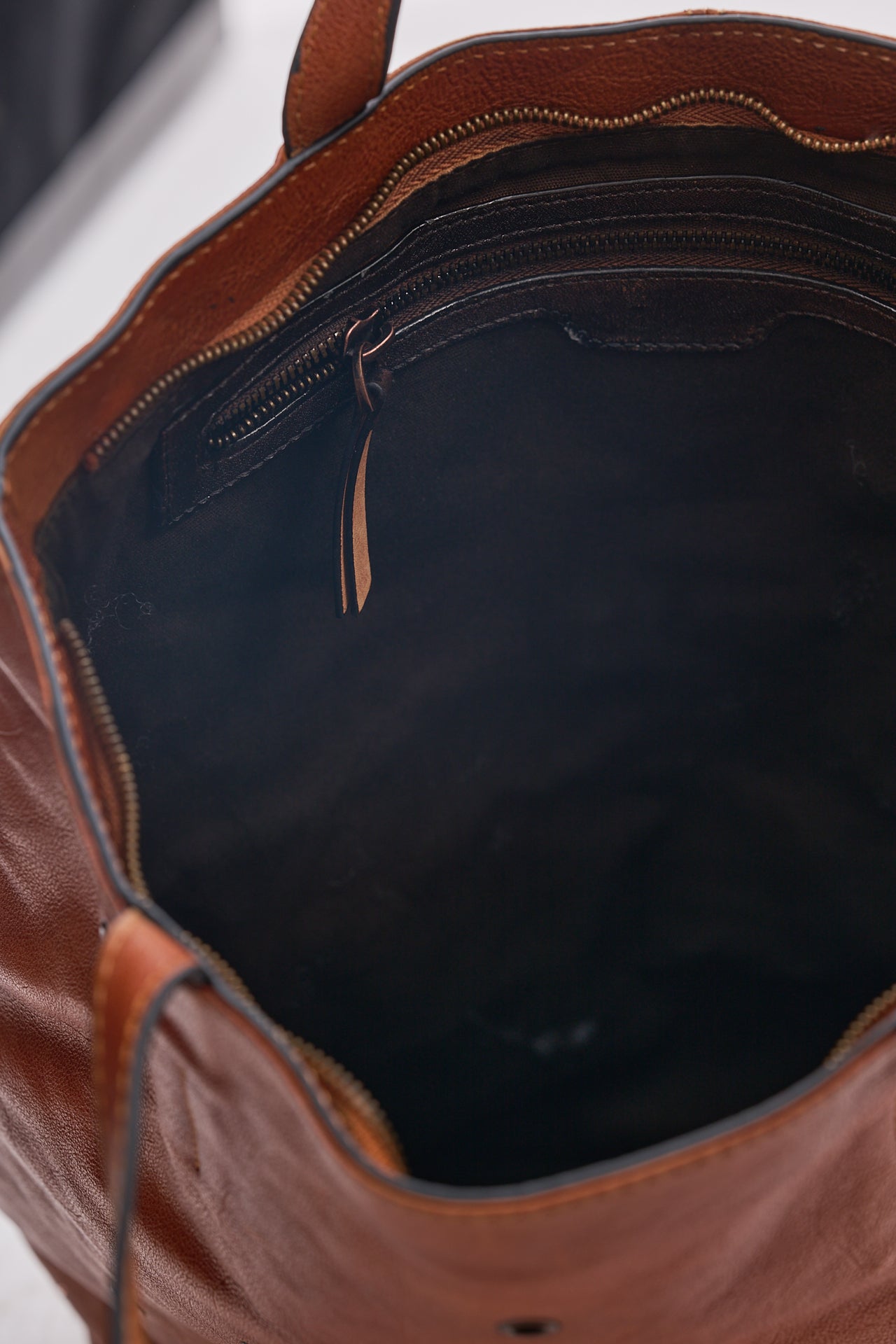 Cowhide Leather Tote Bag