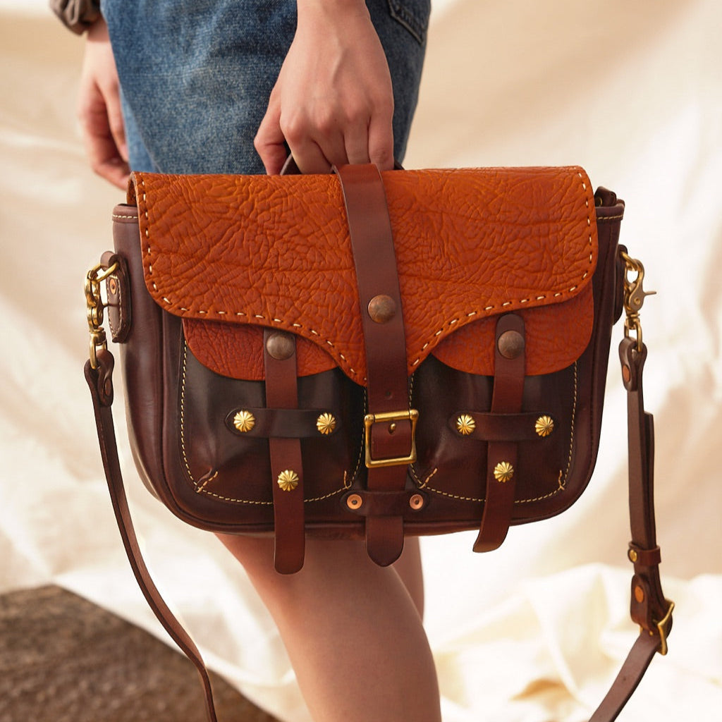 Full Grain Leather Satchel