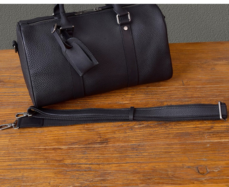 Vintage Genuine Leather Duffel Bag
