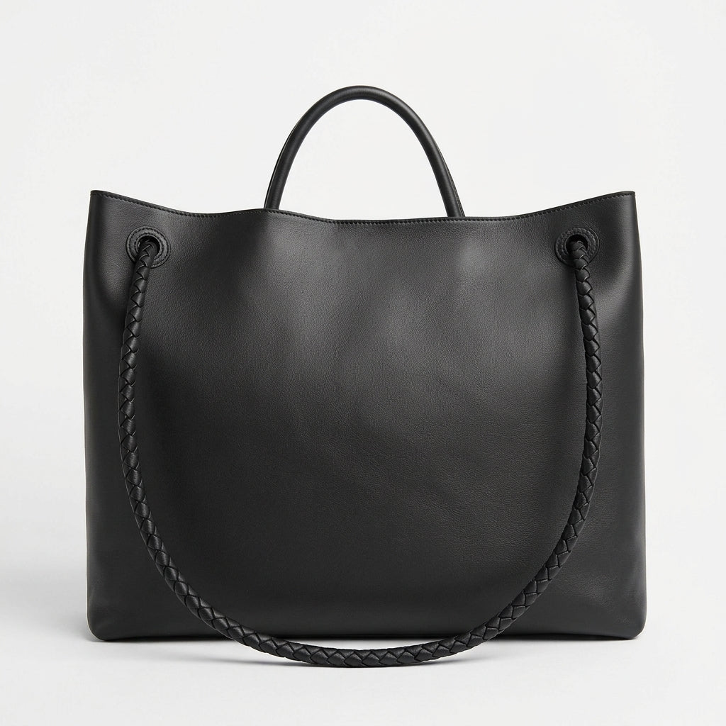Large leather tote bag by Cortfashion