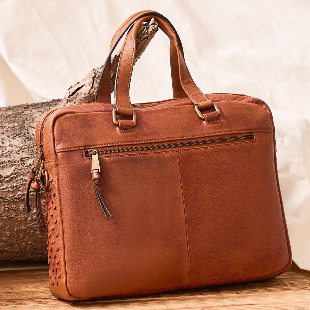 Cowhide Leather Work Bag