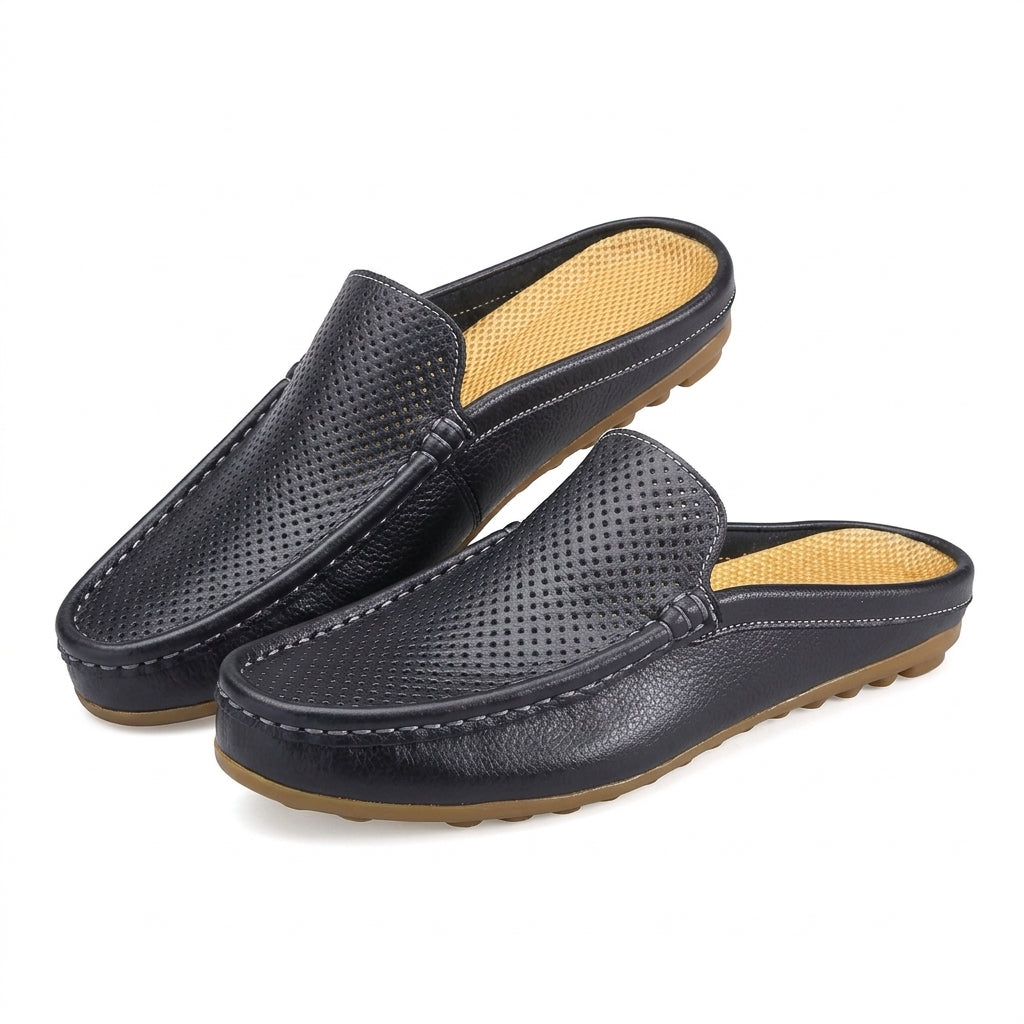 Venturo Genuine Leather Mule Loafer by Cortfashion