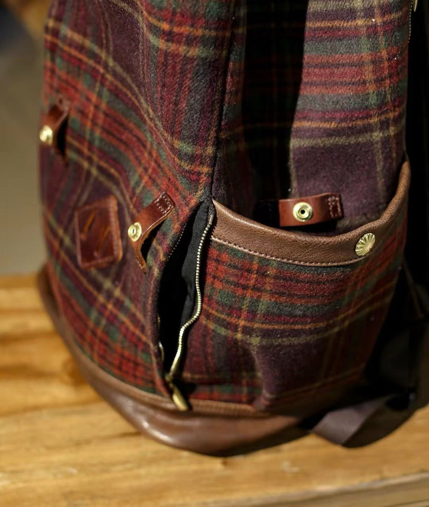 Rustic Range Wool Pattern Backpack