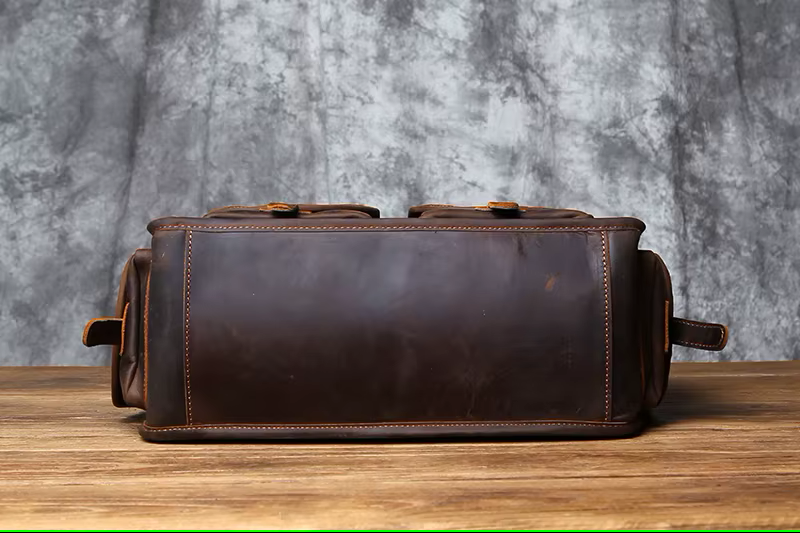 Vintage Leather Messenger Bag