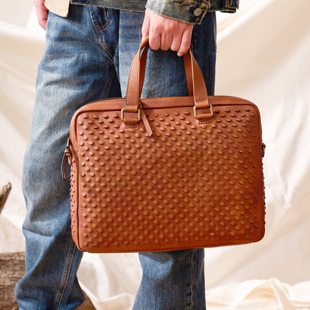 Cowhide Leather Work Bag