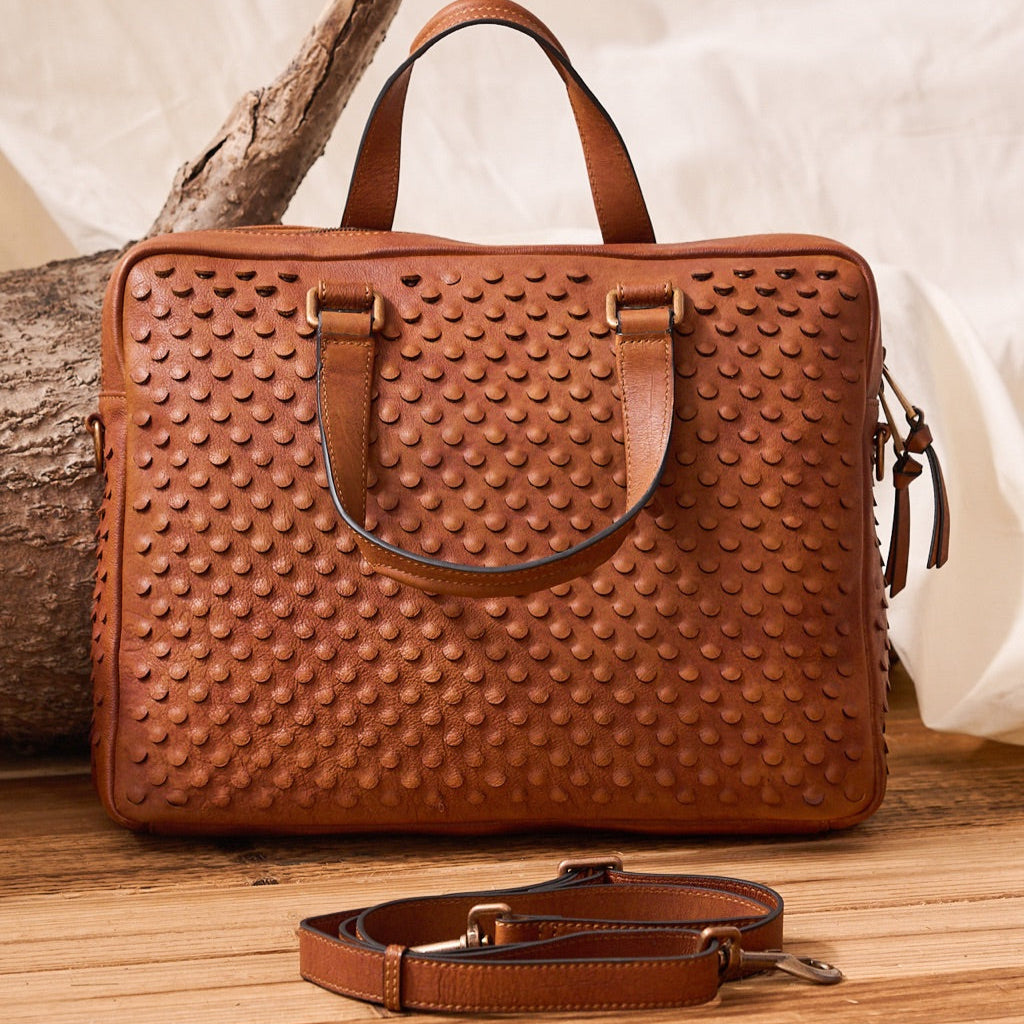 Cowhide Leather Work Bag