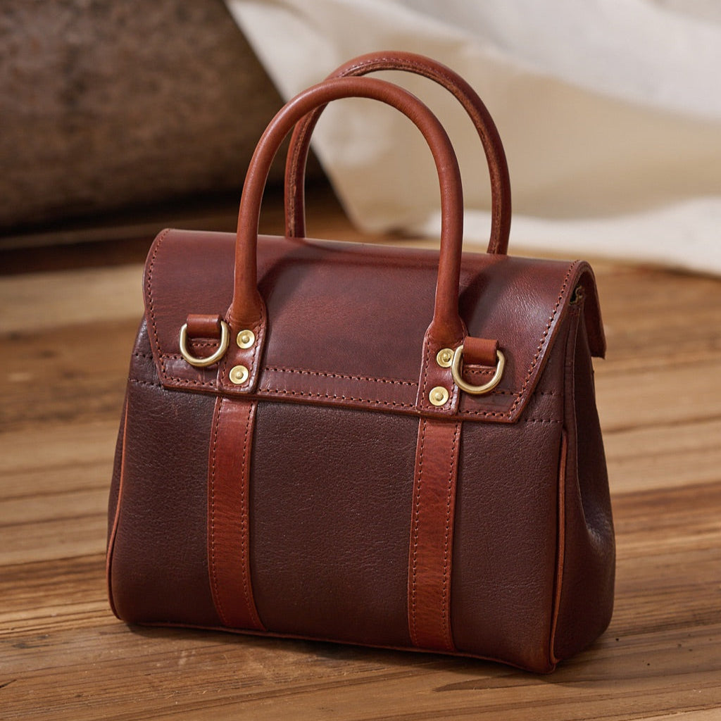 Small Cowhide Leather Handbag