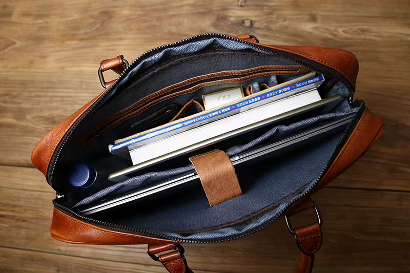Urban Vintage Leather Briefcase