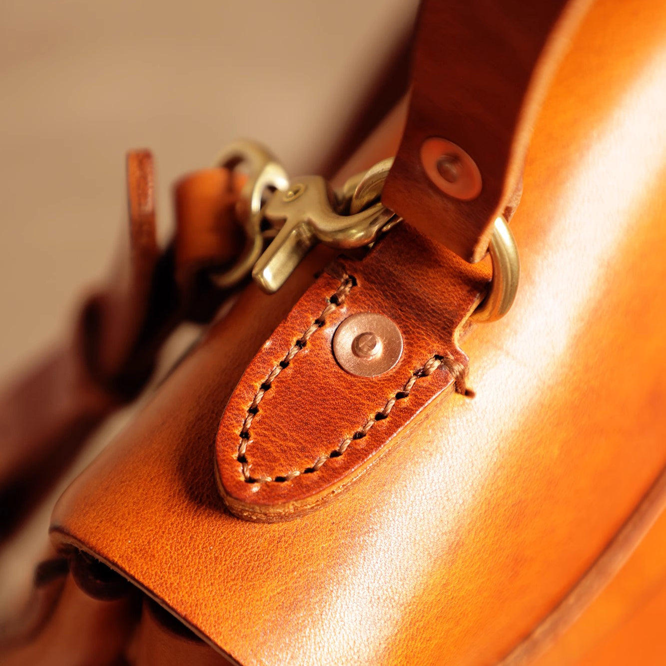 Vintage Revival Leather -Bag