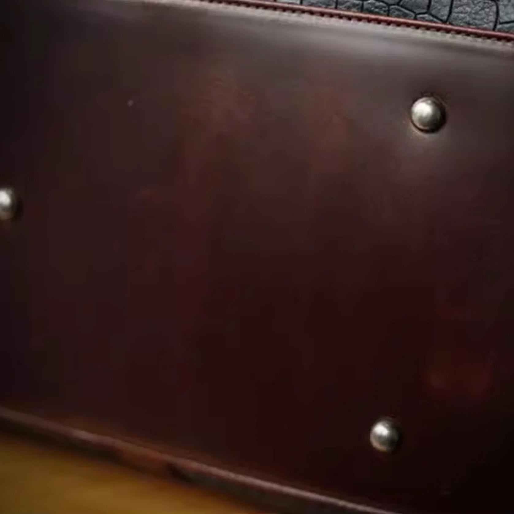 Italian Full Grain Leather Duffle Bag
