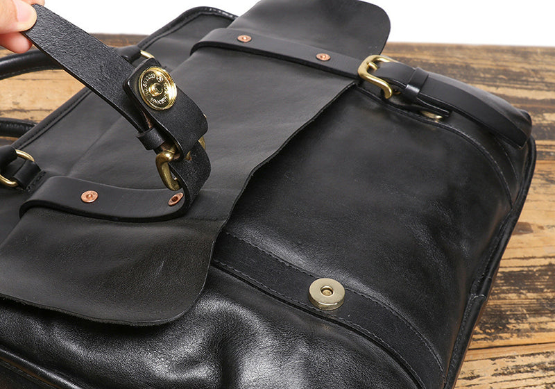 Leather Messenger Bag