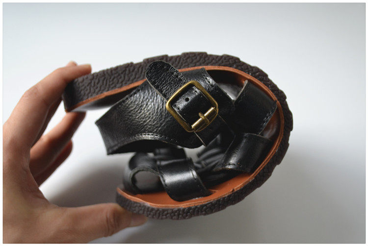 Vintage Woven Leather Sandals