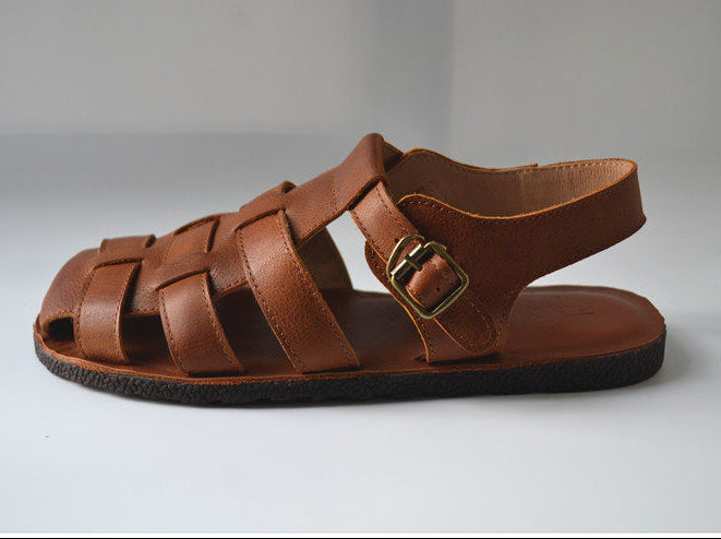 Vintage Woven Leather Sandals