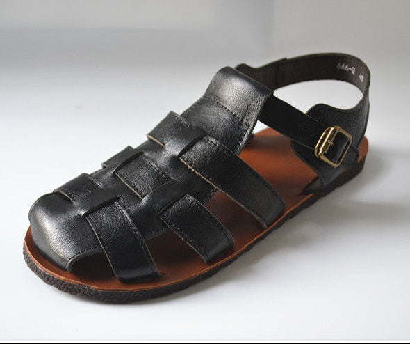 Vintage Woven Leather Sandals