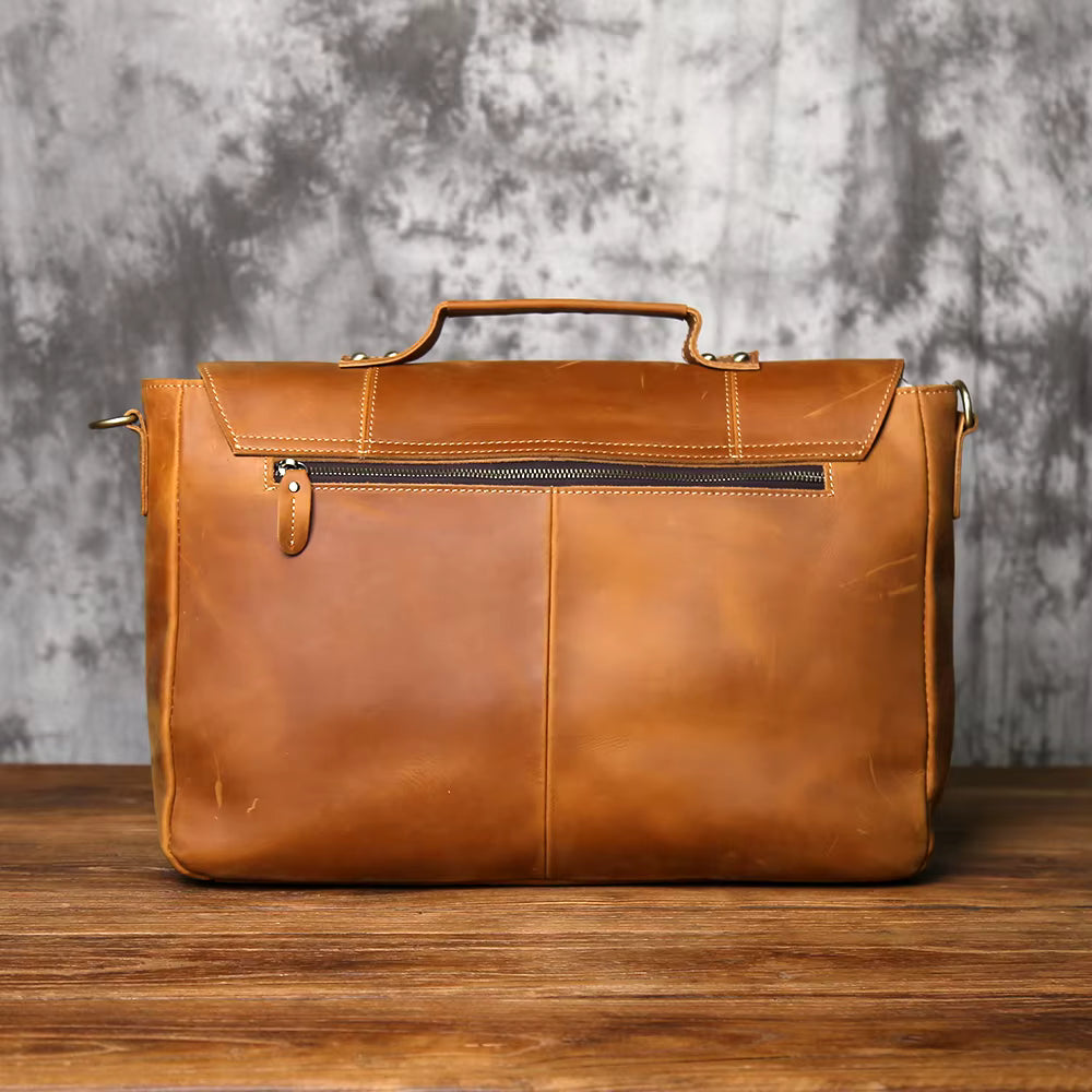 Heritage Classic Leather Briefcase
