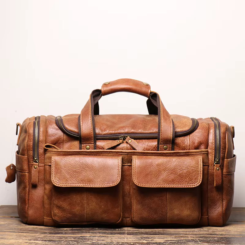 Vintage Full-Grain Weekender