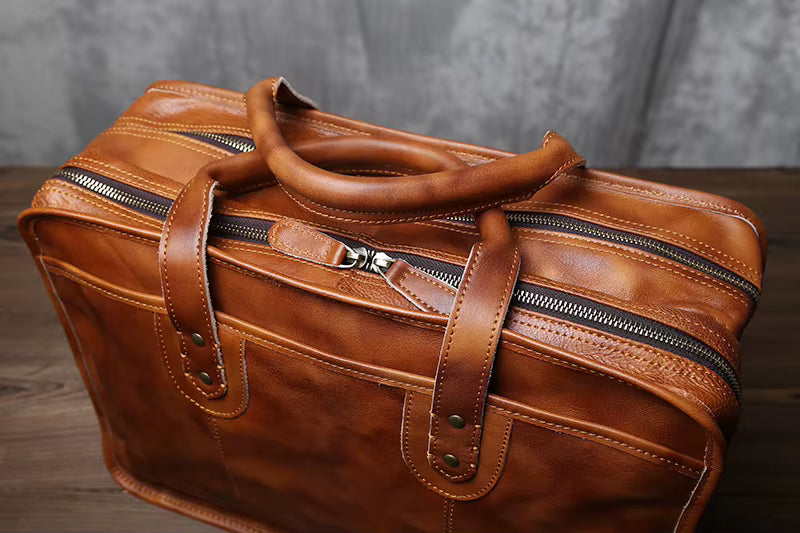 Signature Leather Office Bag