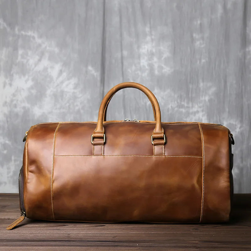 Voyager Leather Duffel Bag
