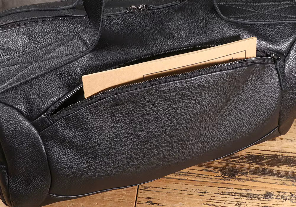 Genuine Leather Large Travel Duffel