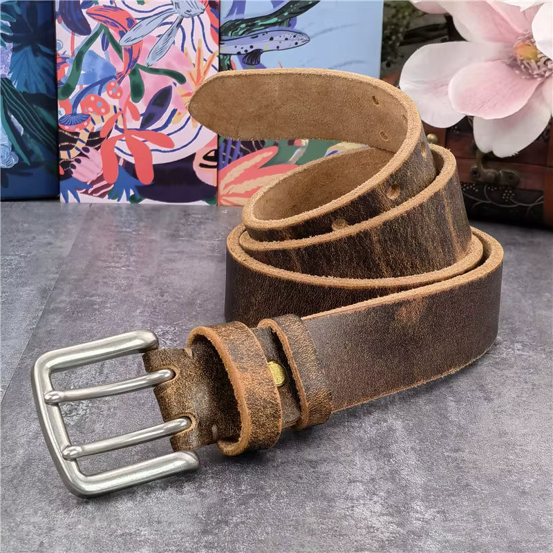 Heritage Classic Steel Frame Leather Belt