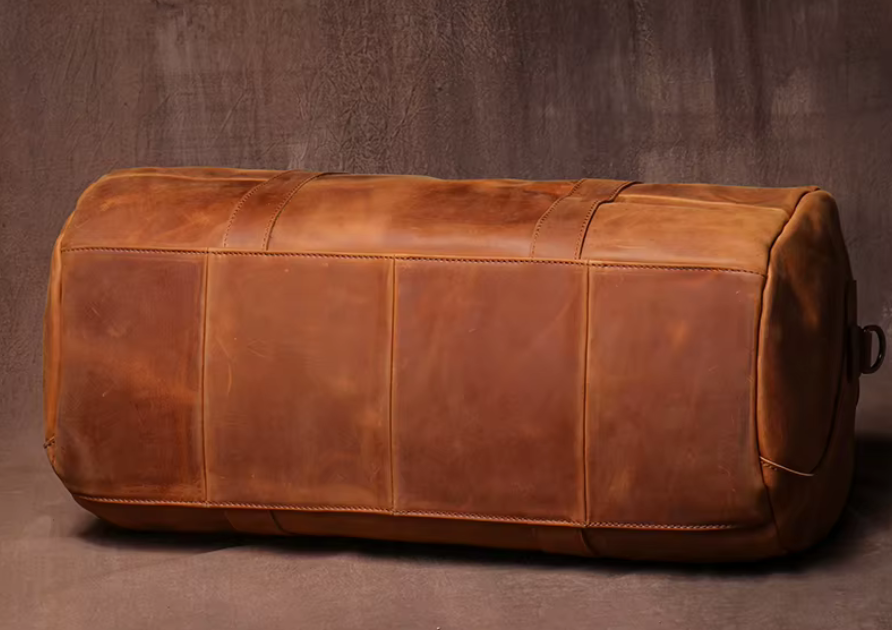 The Vintage Voyager Leather Duffel