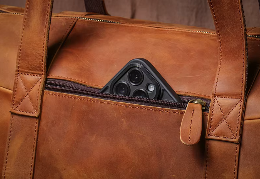 The Vintage Voyager Leather Duffel