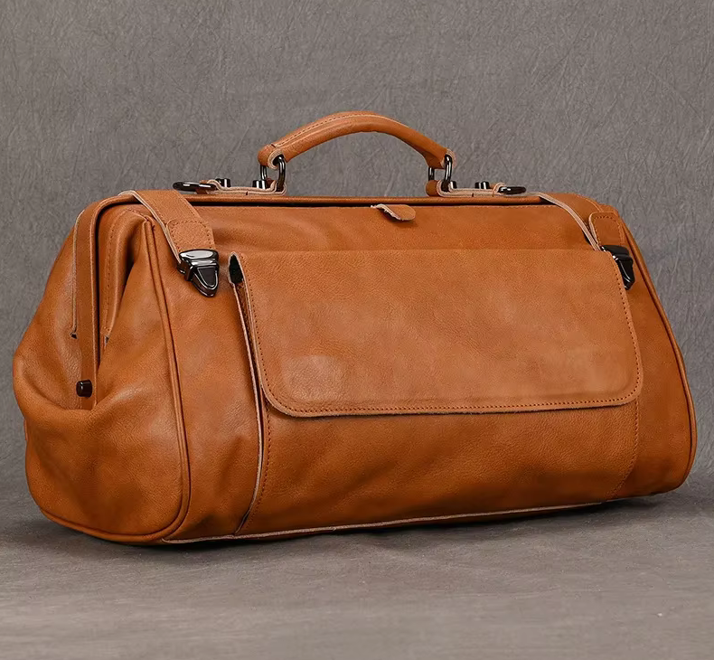 The Executive Voyager Leather Duffel