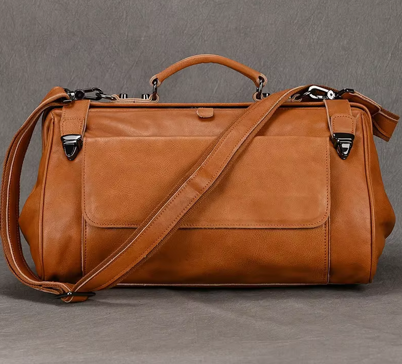 The Executive Voyager Leather Duffel