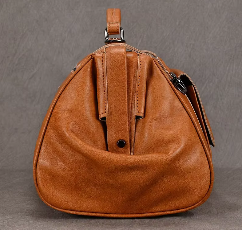 The Executive Voyager Leather Duffel