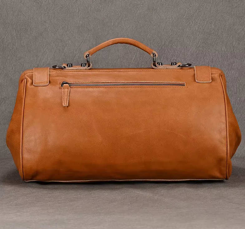 The Executive Voyager Leather Duffel