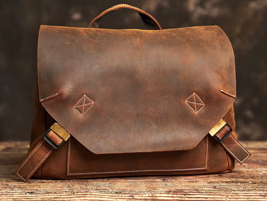 The Heritage Leather Messenger Bag