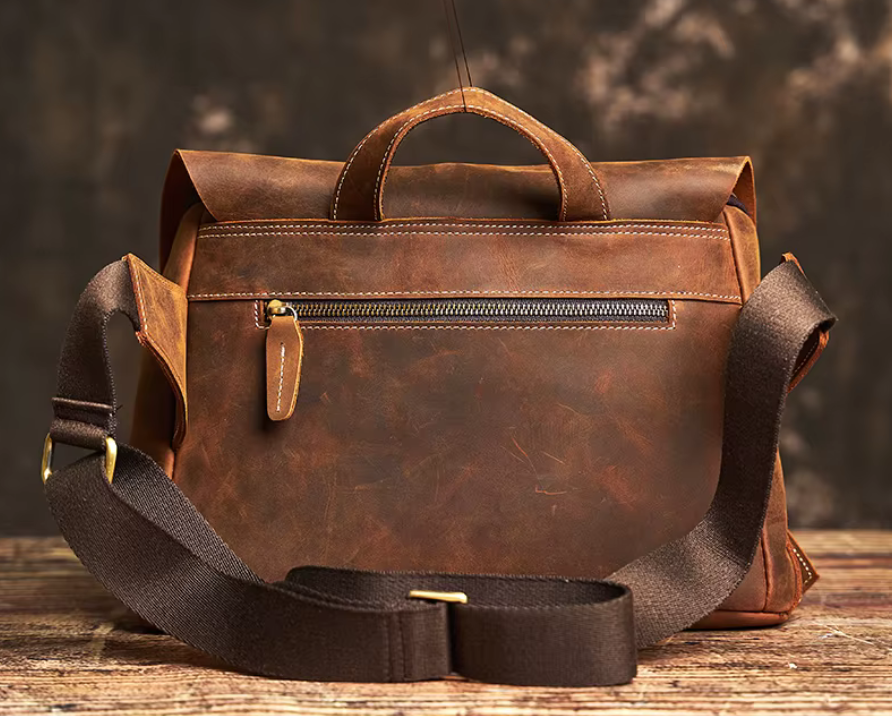 The Heritage Leather Messenger Bag