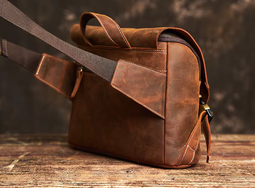 The Heritage Leather Messenger Bag