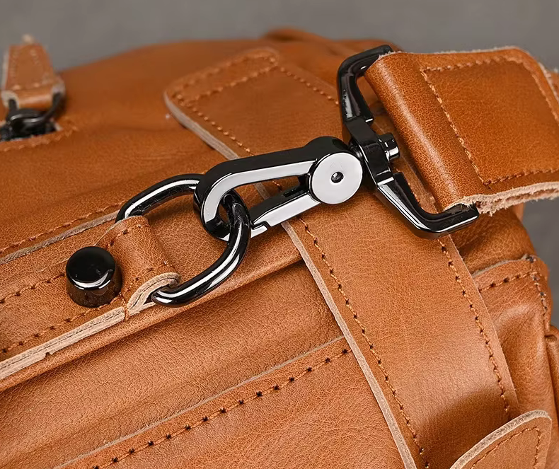 The Executive Voyager Leather Duffel