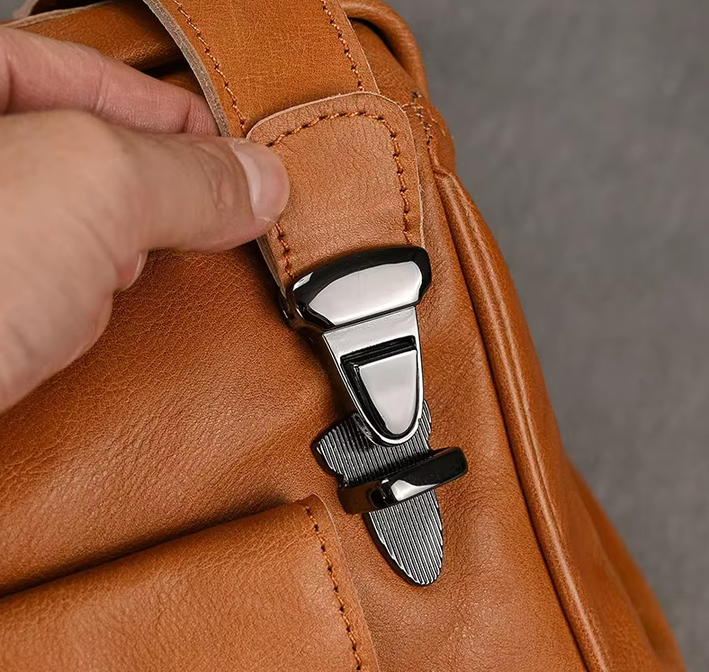 The Executive Voyager Leather Duffel