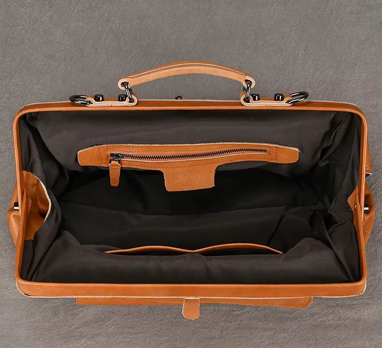 The Executive Voyager Leather Duffel