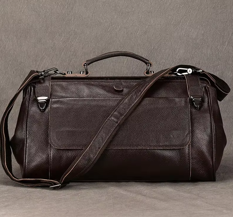 The Executive Voyager Leather Duffel