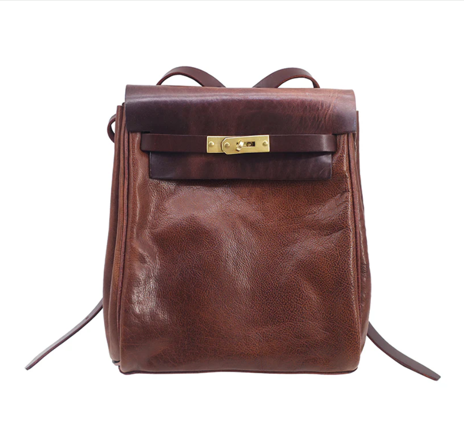 Vintage Artisan Leather Backpack