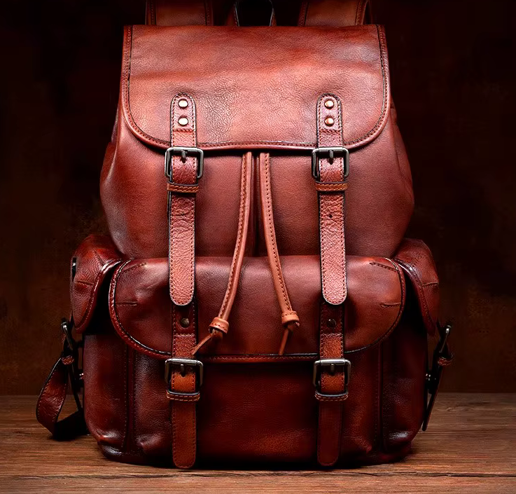 Vintage Leather Backpack