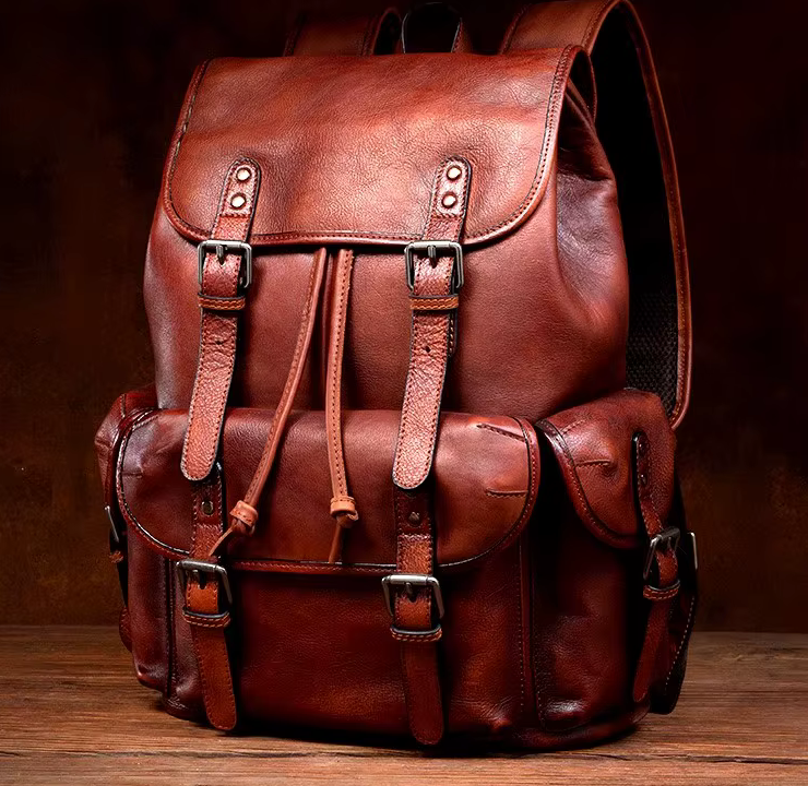 Vintage Leather Backpack