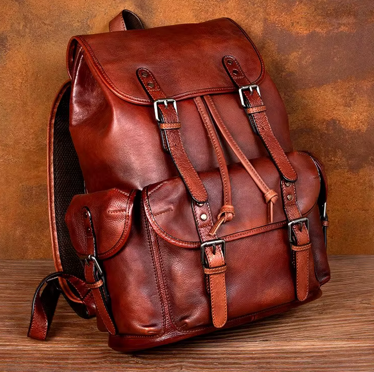 Vintage Leather Backpack