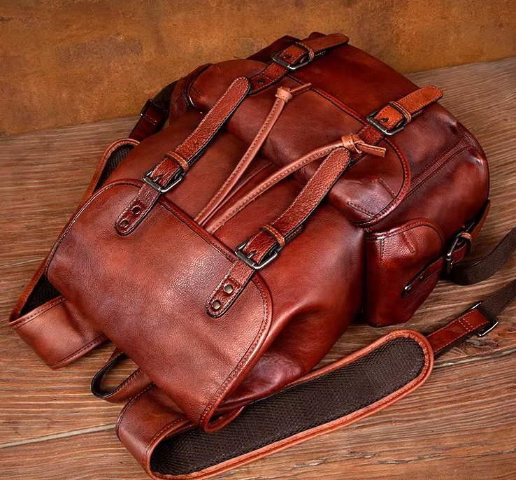 Vintage Leather Backpack