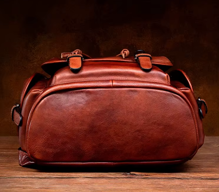 Vintage Leather Backpack