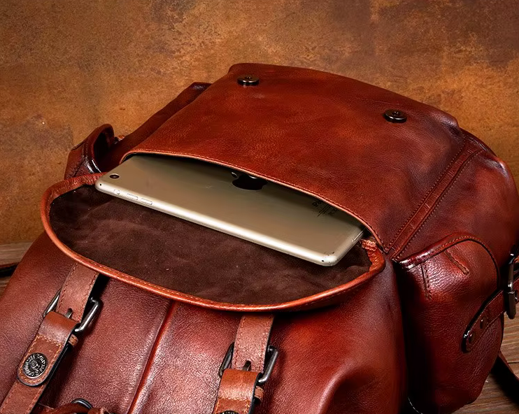 Vintage Leather Backpack