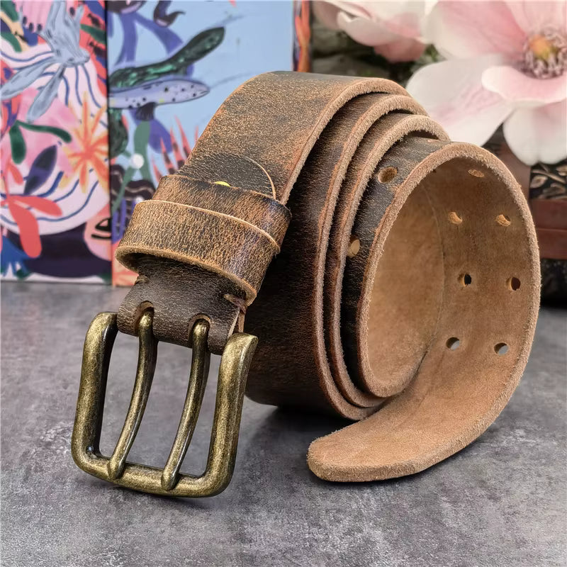 Heritage Classic Steel Frame Leather Belt