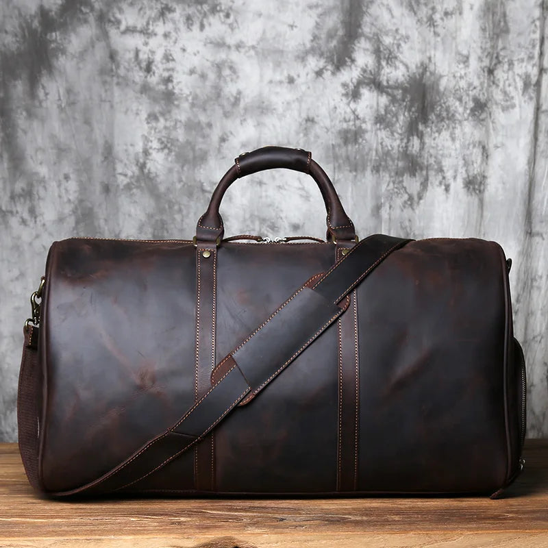 Nomad Leather Weekender Bag